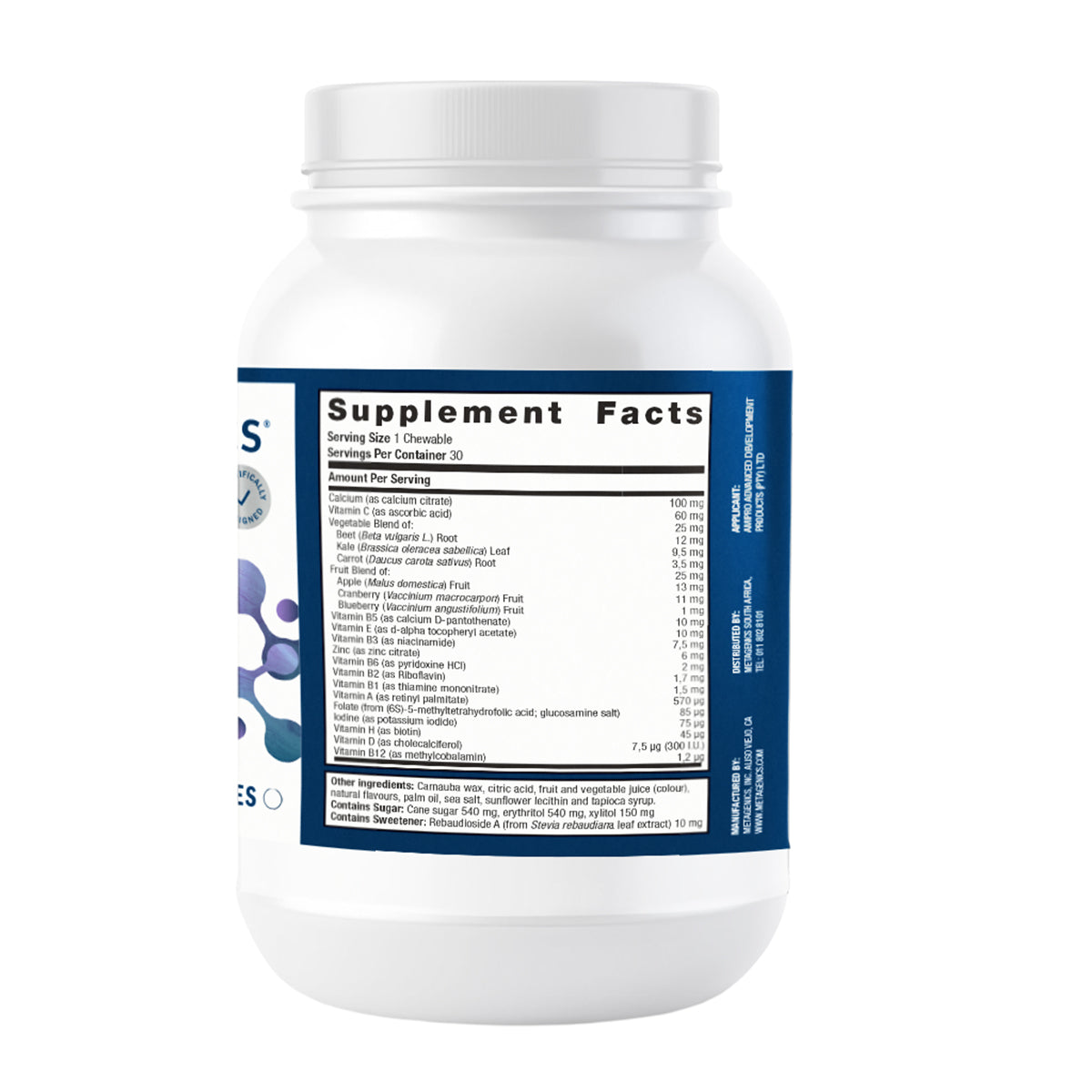 MetaMulti Multivitamin Chewables