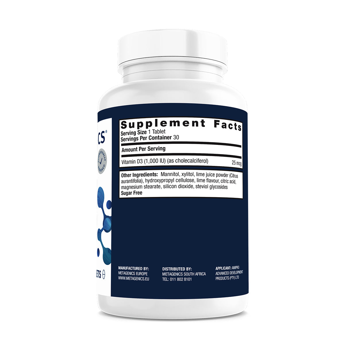 Metagenics D3 1000 | Vitamin D for Bone & Immune Health