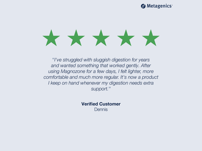 5 star customer review of Magnozone Powder